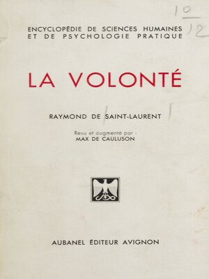 cover image of La volonté